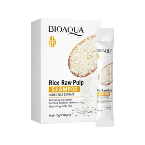 Bioaqua Rice Raw Pulp Hair Mask – Deep Hydration & Repair | Rice Extract | Sachet Pack