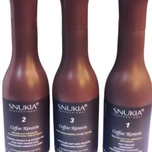 Snukia Brazilian Coffee Keratin Treatment Kit – Deep Keratin Repair for Ultra-Damaged Hair | 200 mL