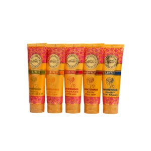Glomesh Gold 5 in 1 Facial Kit – Radiant Glow Facial Set in Tube Packing for All Skin Types