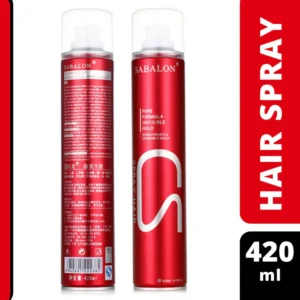 Sabalon All-Weather Hair Spray – Strong Hold, Frizz Control & Invisible Finish | 250 mL / 420 mL