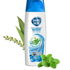 Golden Pearl Hello Hair Anti-Dandruff Shampoo – Scalp Care with Zinc & Tea Tree Oil