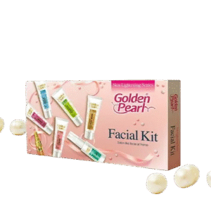 Golden Pearl Complete Facial Kit – 6 Step Skin Brightening & Glowing Treatment for All Skin Types