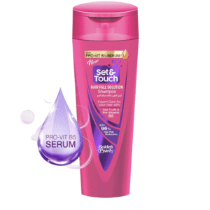 Set & Touch Hair Fall Solution Shampoo with Pro-Vitamin B5 & Red Fruits