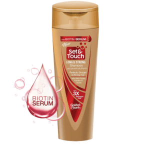 Set & Touch Long & Strong Shampoo with Biotin, Keratin & Milk Protein