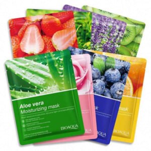 Mix Sheet Mask Pack for Glowing Skin – Korean Facial Masks – Hydrating, Brightening & Soothing Skincare Deal