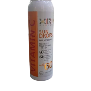 XQM Sun Drops Sunscreen – With Vitamin C, SPF Protection Against UVA & UVB, Lightweight & Biodegradable Formula – 150g