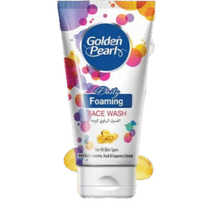 Golden Pearl Foaming Face Wash – Gentle Deep Clean with Soft Foam