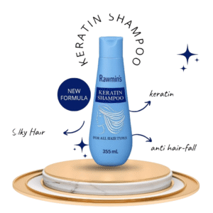 Rawmin's Keratin Shampoo – Smooth & Shiny Hair | For All Hair Types |