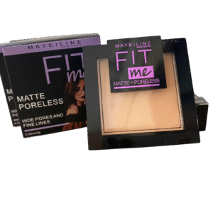 Fit Me Matte + Poreless Face Powder – Natural Oil Control & Smooth Finish