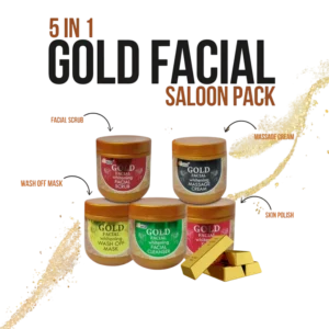5 in 1 Gold Facial Kit Saloon Pack