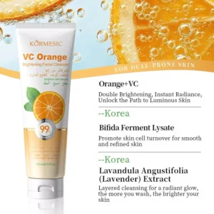 Kormesic VC Orange Brightening Facial Cleanser 150ml