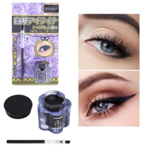 Waterproof Gel Eye Liner with Liner Brush – Long-Lasting & Smudge-Proof