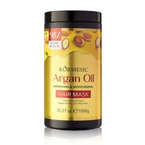 Kormesic Argan Oil Hair Mask 1000ml – Deep Repair, Moisture & Shine
