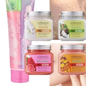 Face & Body Exfoliant Gel & Scrub