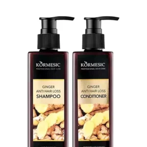 Kormesic Ginger Shampoo & Conditioner Set – Anti Hair Fall & Growth Care
