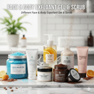 Face & Body Exfoliant Gel & Scrub